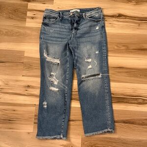Kancan Distressed Blue Jeans